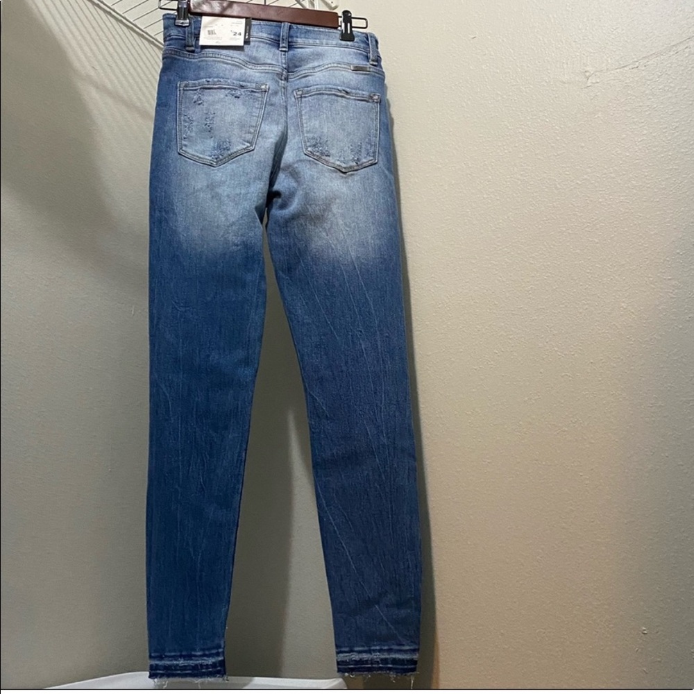 NWOT. Kancan high rise ankle skinny jeans. Never worn, but no tags